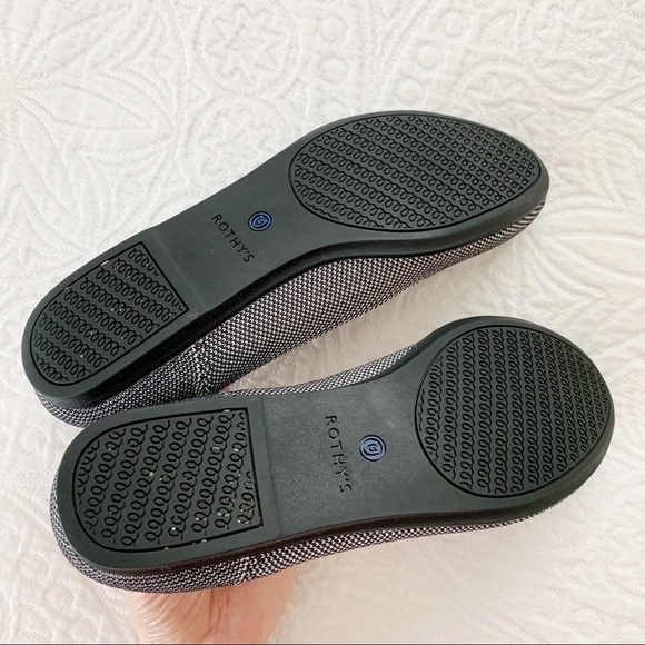 Rothy’s Grey Birdseye Rounded-Toe Flats (Sz 7) - Picture 9 of 9